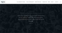 Desktop Screenshot of neophilanthropy.org